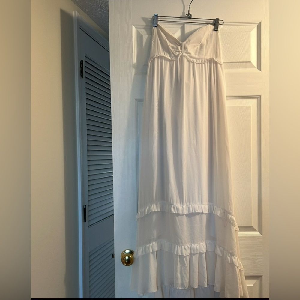 Nicole Miller Picot Midi Dress Missing Straps Size 6